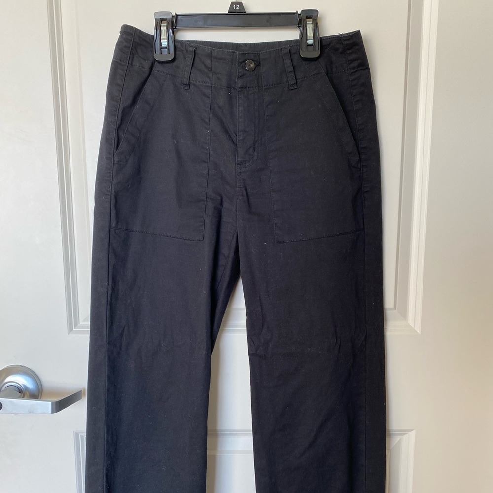 Black Wide Leg Tentree Pants